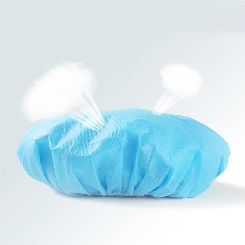 Non-Woven Hair Shower Anti-Dust Shoe Disposable Pleated Cover Cap