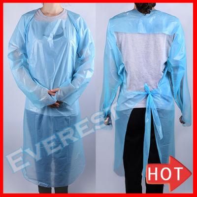 Personal Protection CPE Gowns with Exposing Wrists