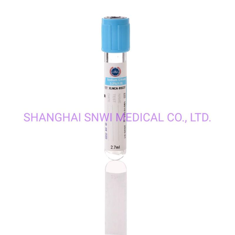 CE ISO Certificated Hospital or Laboratory Supplies Serum Vacuum (Glass/Pet) Blood Collection Tube