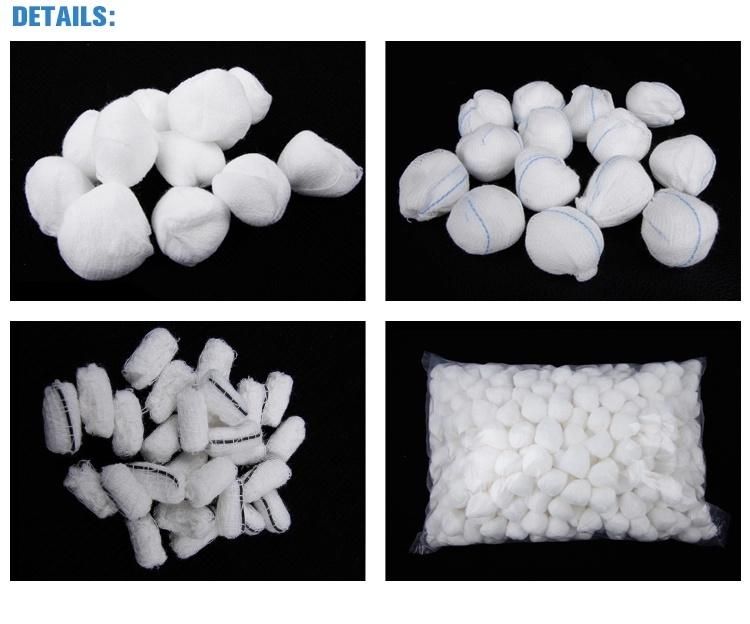 Manufacturer Supplier Absorbent X Ray Cotton Gauze Ball