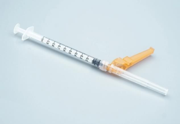 Low Dead Space 1ml Sterile Disposable Vaccine Syringe with Fixed Needle
