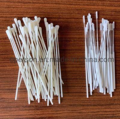 Medical Cotton Oral Nasal Thoat Sample Swab for Nose Throat Sampling Swabcavity Otolaryngology