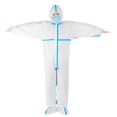 Level 4 Isolation Gown SMS Disposable Coverall Suit Medical Protective Clothing
