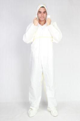 Type 4-5 SMS Sf PPE Kit Light Duty Safety Disposable Coveralls