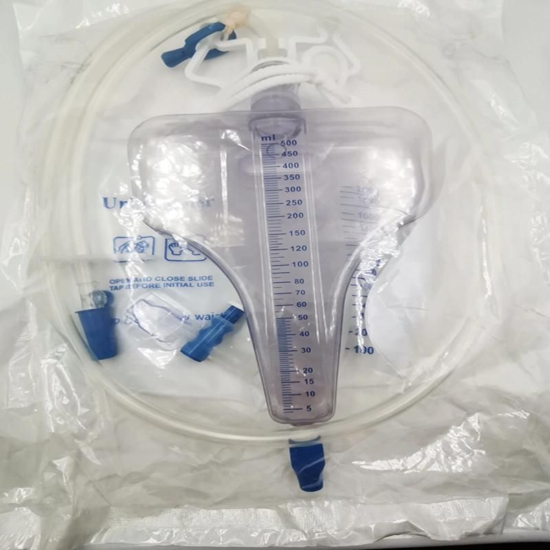 CE ISO Certificate Disposable Urine Bag Medical Urine Meter for Adult Drainage Urine Bag