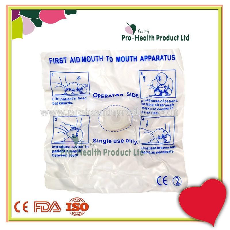 First Aid Portable Mergency Mouth To Mouth CPR Shield