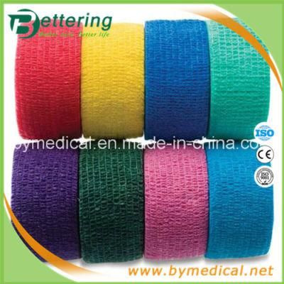 1&quot; Width Non Woven Cohesive Bandage with Mixed Colour