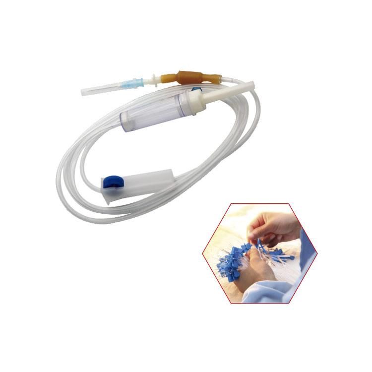 Disposable Medical Infusion Set IV Set with/Without Needle Luer Lock Luer Slip Sterile CE ISO