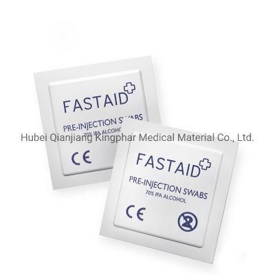 Sterilized Disposable 70% Isopropyl Non Woven Alcohol Pad Swabs