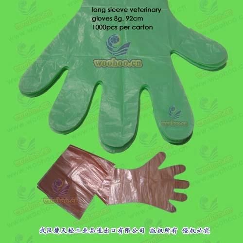 Disposable Long Sleeve PE Veterinary Gloves