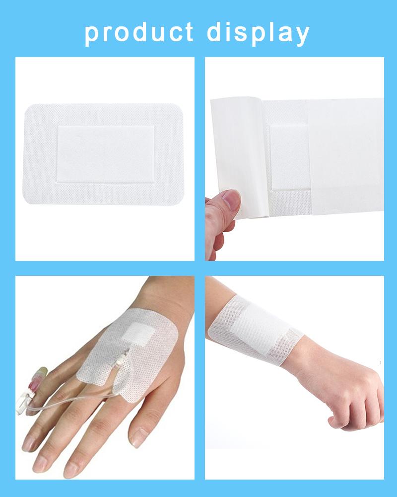 Different Shape Medical Surgical Sterile Non Woven Island Wound Dressing