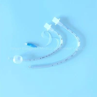 Cuffed or Uncuffed Oral Preformed (RAE) PVC Endotracheal Tube for Single Use