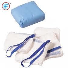 Mdr CE Approved Gama Ray Sterilization 100% Cotton Yarn Fabric Medical Surgical Sponge