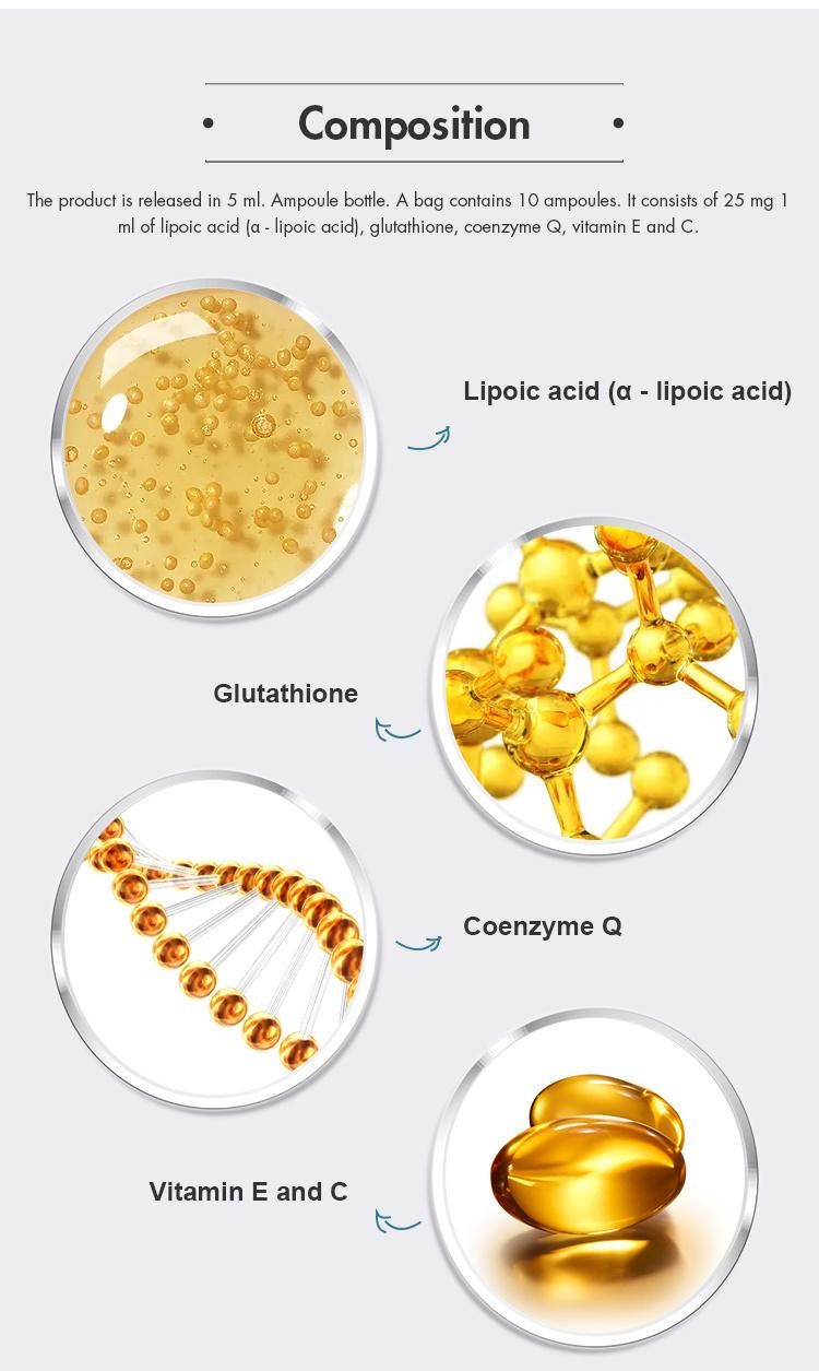 Cindella Luthione Thioctic Acid Glutathione Vitamin C Skin Whitening Injection