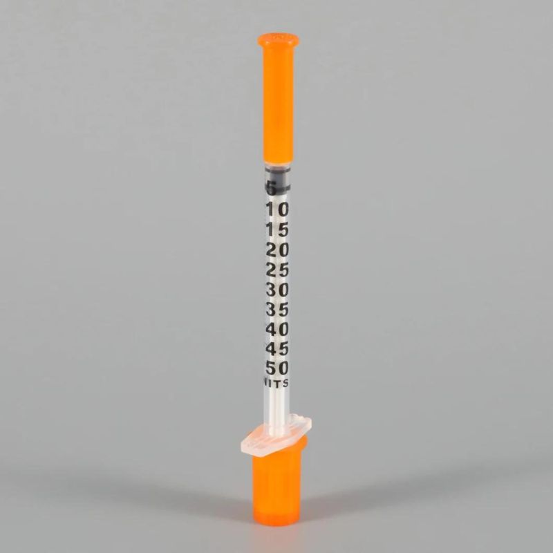 Insulin Syringe 1ml U-40/U-100 with Fixed Needle PE/Blister Package