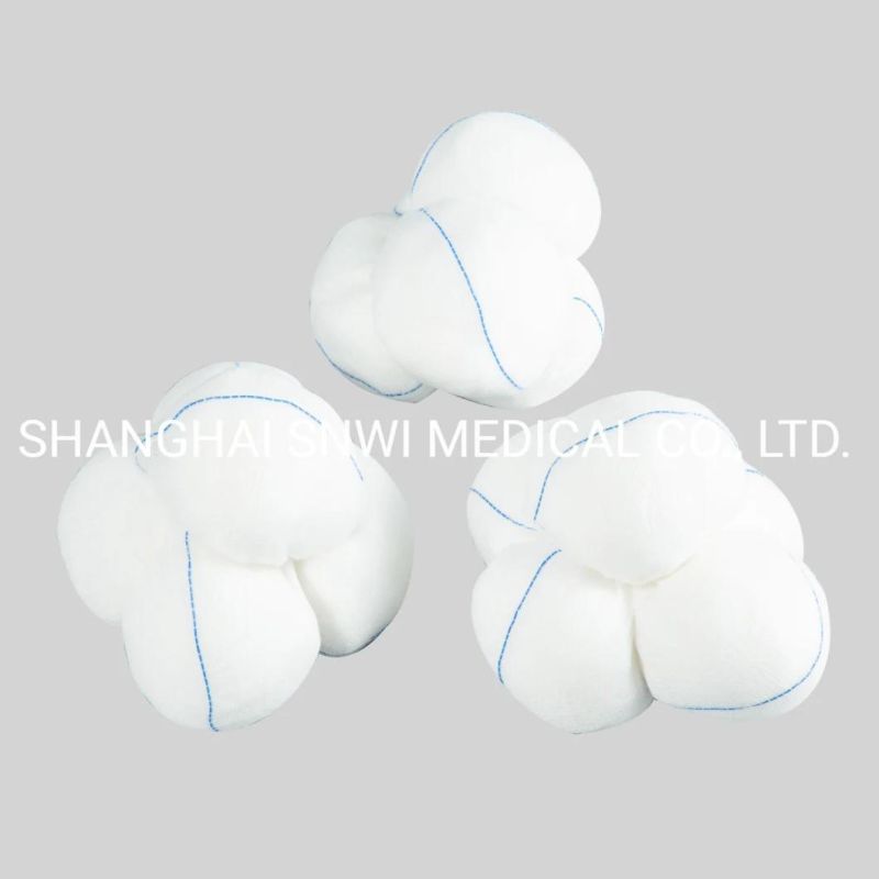CE ISO Certificated 100% Cotton Medical Sterile Gauze Abdominal Pad Used in Hospital
