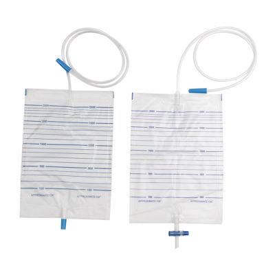 Wego Eo Sterile PVC Medical Adult Urine Bag Urine Drainage Bag for Hospital Use