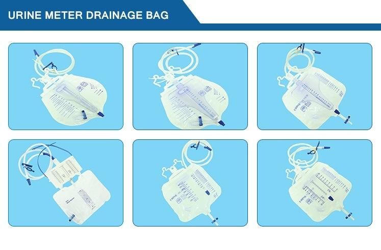 Good Price Adult Disposable Medical Plastic Twist Value Meter Drainage Collection Bag