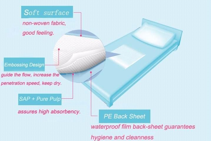 Incontinence Bed Adult Medical Surgical Hospital Sanitary Under Pad