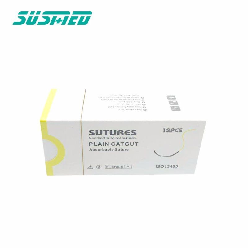 Disposable Medical Sterilised Surgical Suture with Needle