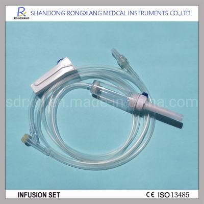 Disposable Infusion Set with Free Needle Injection Port