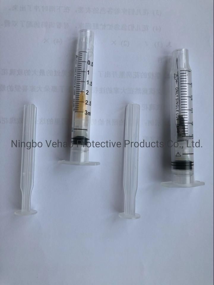 Auto Disable Medical Retractable Needle Vaccine Syringe