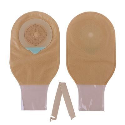 Material Medical Equipment One Piece Hydrocolloid Ostomy Bag with Clip Easy to Use