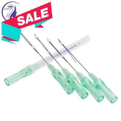 Nose Face Lifting Pdo Thread for Beauty Deep Wrinkle Skin Care Barbed Cog with Needle