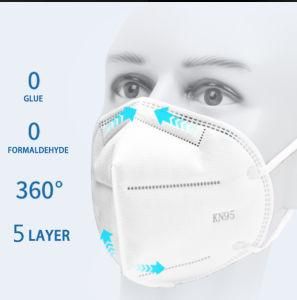 Kn95 Anti Dust and Haze Breathing Valve Face Non-Woven Disposable Mask Wholesale