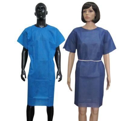 Hospital Uniform Hot Sale Disposable Patient Suits for Hospital Use Patient Gown Scrub Suit