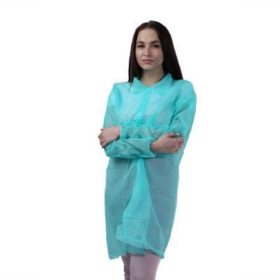 Laboratory Wholesale Non Woven Protective Waterproof Disposable Science Lab Coat