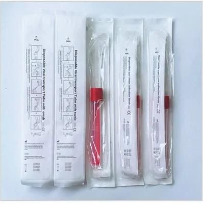 Sample Preservation Solutions Kit Vtm Sampling Virus Tube with Nosal Swab with Transport Media