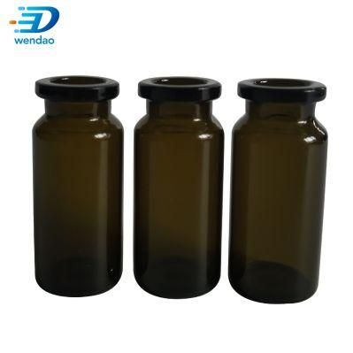 USP Type 30ml 50ml 150ml Clear Amber Injection Glass Vial with 20mm Finish