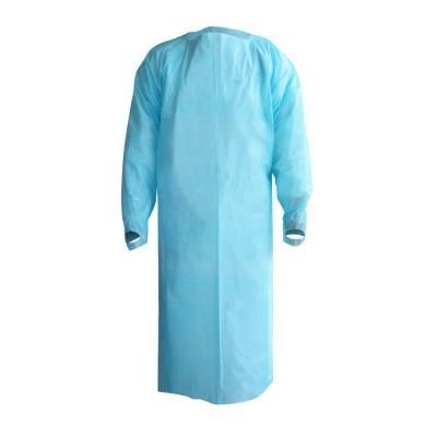 Hospitals Overhead/Open Back CPE Isolation Gown Individual Pack CPE Gown