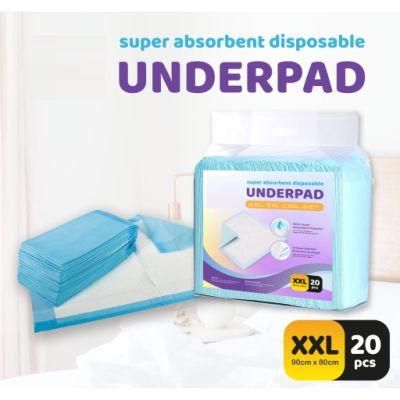 Manufacturer Women Disposable Blue/Pink Hygiene Super Absorbent Underpad for Hospital