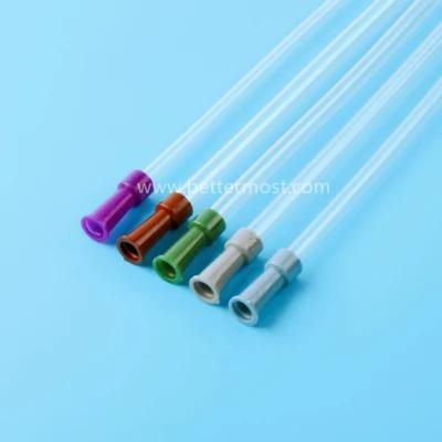 Disposable High Quality Medical PVC Anal Enema Rectal Catheter with Multi Color Connector