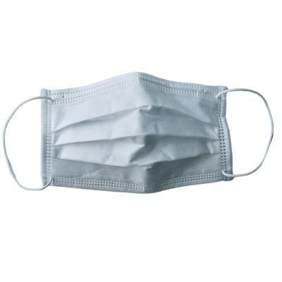 Factory Single Use Non-Woven Flat Protective High Quality Latex Free 3pleated Disposable Hospital Polypropylene 3 Ply Surgical Face Mask