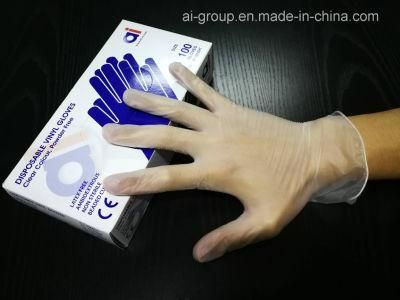 Clear Medical Vinyl Disposable Examination Glove PVC Hospital Protection