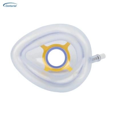 Medical Grade PVC Anesthesia Mask with Different Colored Hook