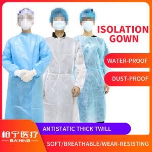 Isolation Hospital Medical Patient Disposable Surgical Gown