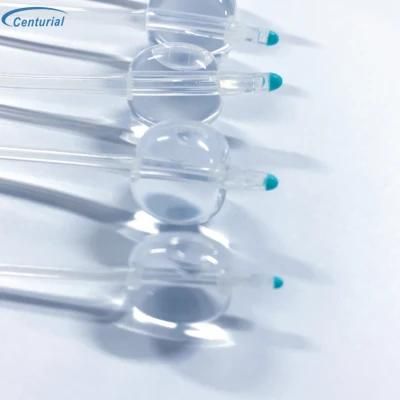Medical Disposable Silicone Foley Catheter 2-Way &amp; 3-Way for Adult
