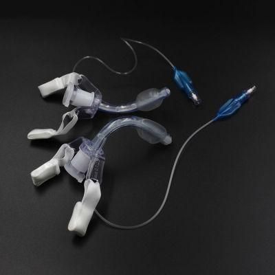 Medical Clinical PVC Tracheostomy Tube with Cuff