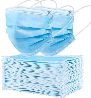 Wholesale Medical Surgical Mask Nonwoven 3 Ply Disposable Face Mask
