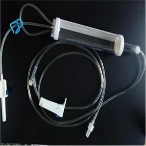 Ce ISO Medical Instrument Disposable IV Infusion Set with Burette100ml with Without Syringe Needle Y Site