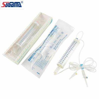 Surgical Disposable Pediatric Infusion Set Burette 100ml Single Use