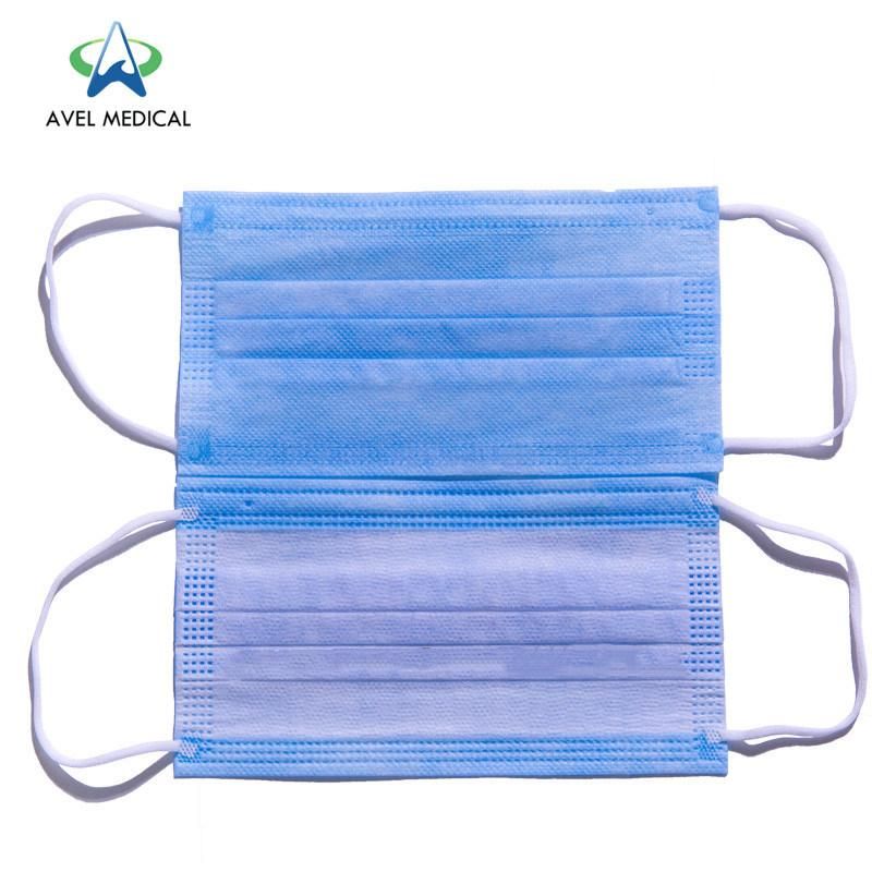 Hot Sale Fast Shipping 3 Ply Disposable Face Masks Dust Face Masks Disposable Non-Woven Surgical Face Mask with Ear-Loop for Anti Virus