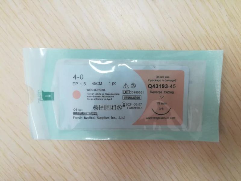 Surgical Suture Pgcl with Violet Color