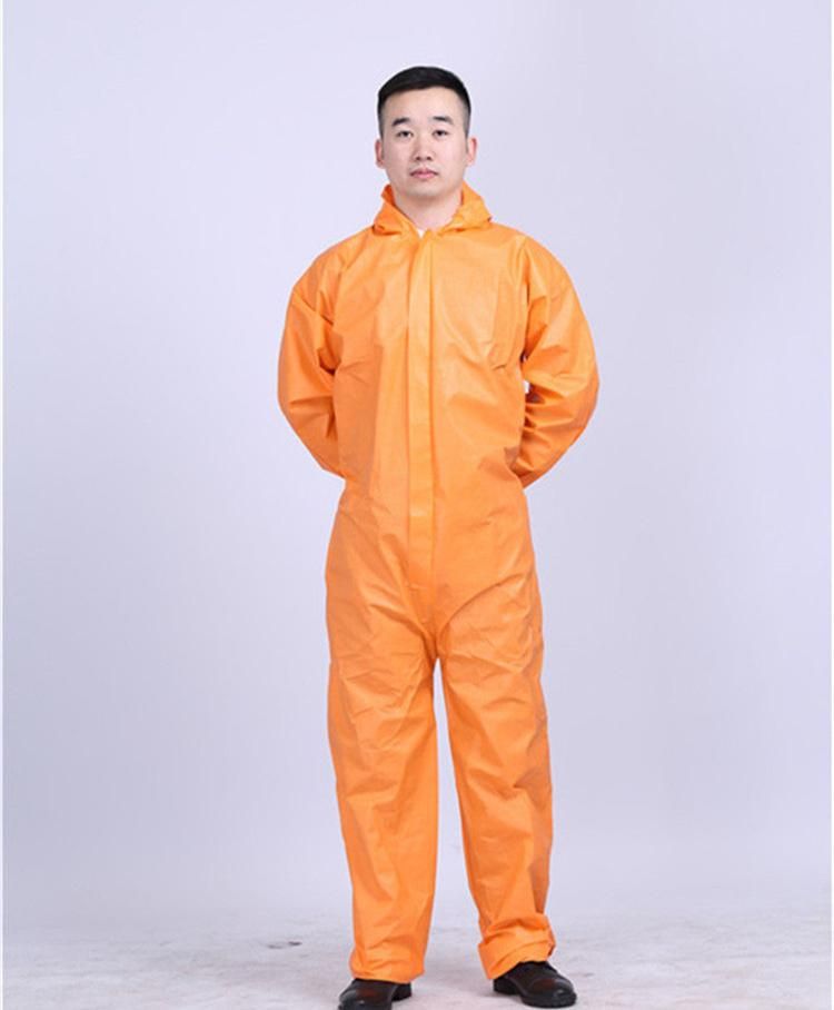 Disposable Nonwoven Protective Coverall Sf Mocroporous with/Without Tap