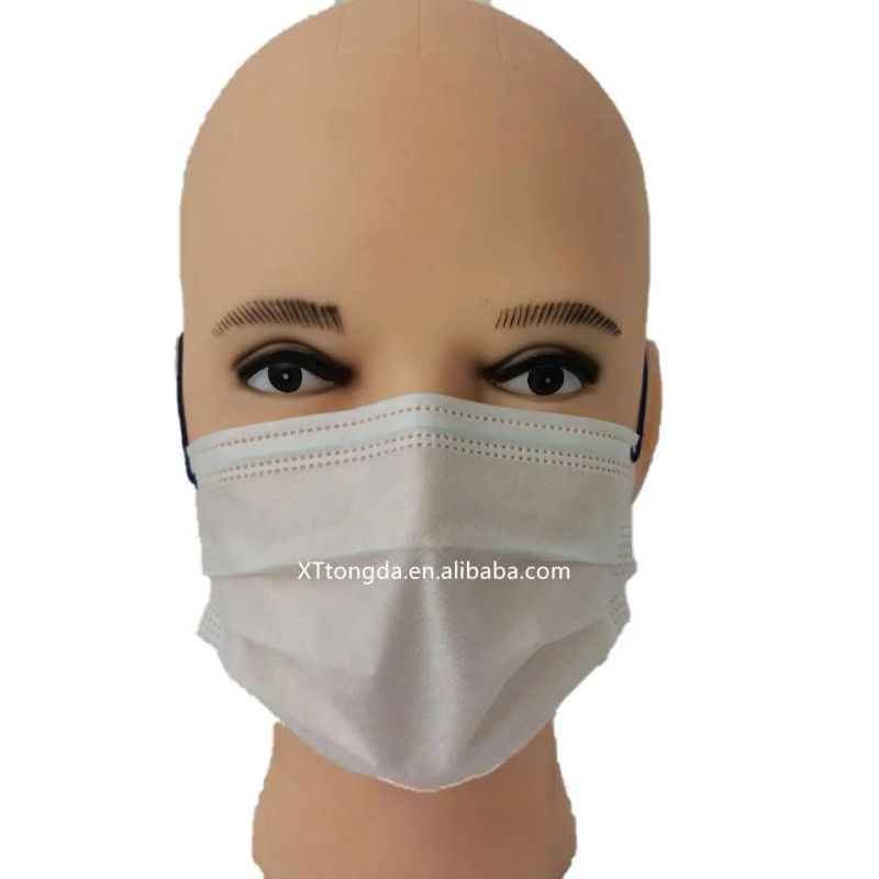 Disposable Medical Non Woven Face Masks with Colorful Earloop