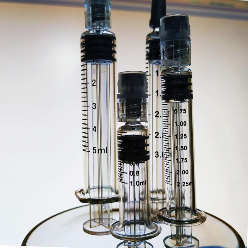 Glass Syringe with High Temperature Resistant Self-Destructing Lock